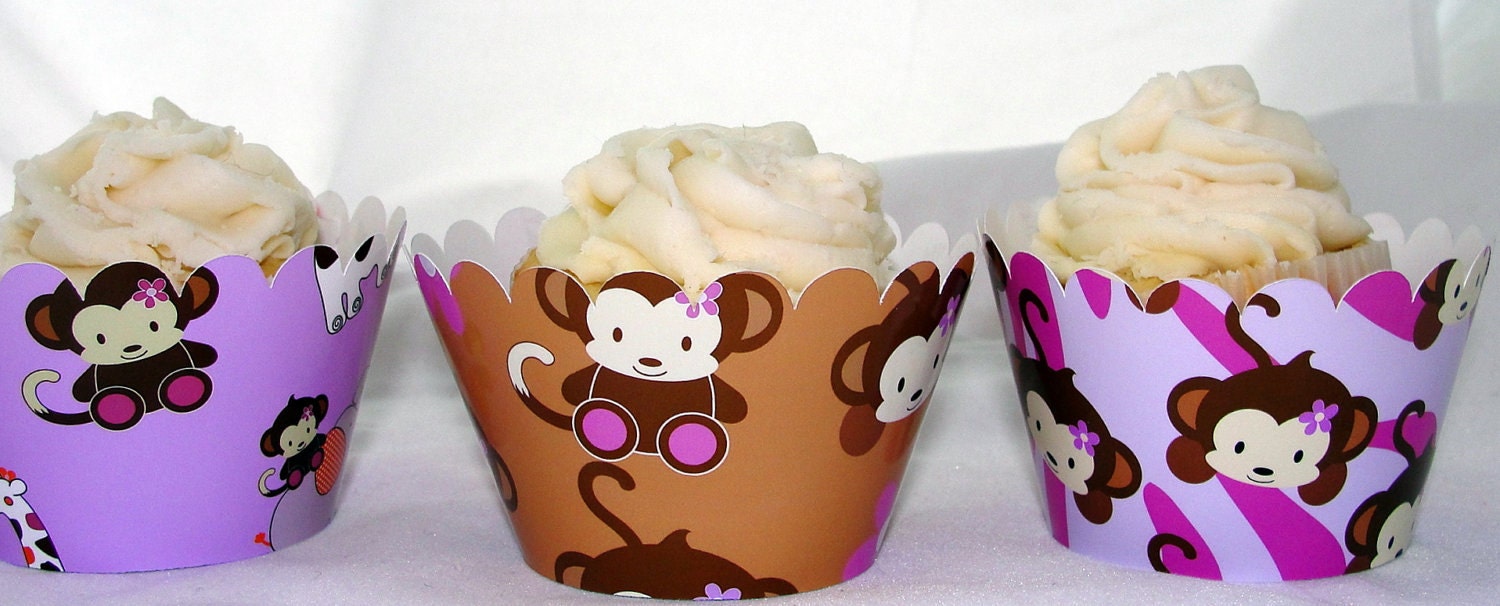 Cocalo Jacana Cupcake Wrappers for Baby Shower Birthday Party