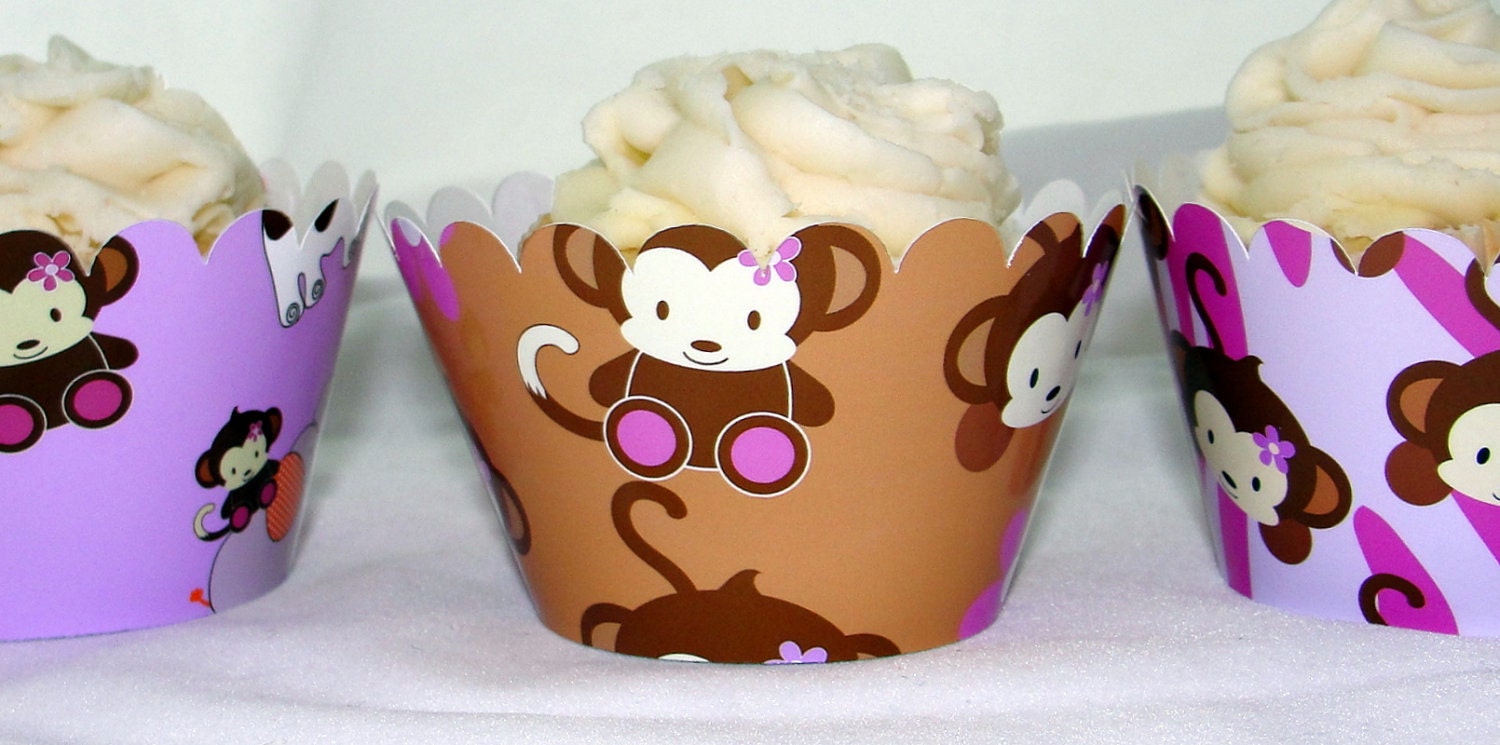 Cocalo Jacana Cupcake Wrappers for Baby Shower Birthday Party