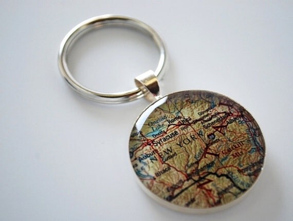 CUSTOM MAP Key Chain