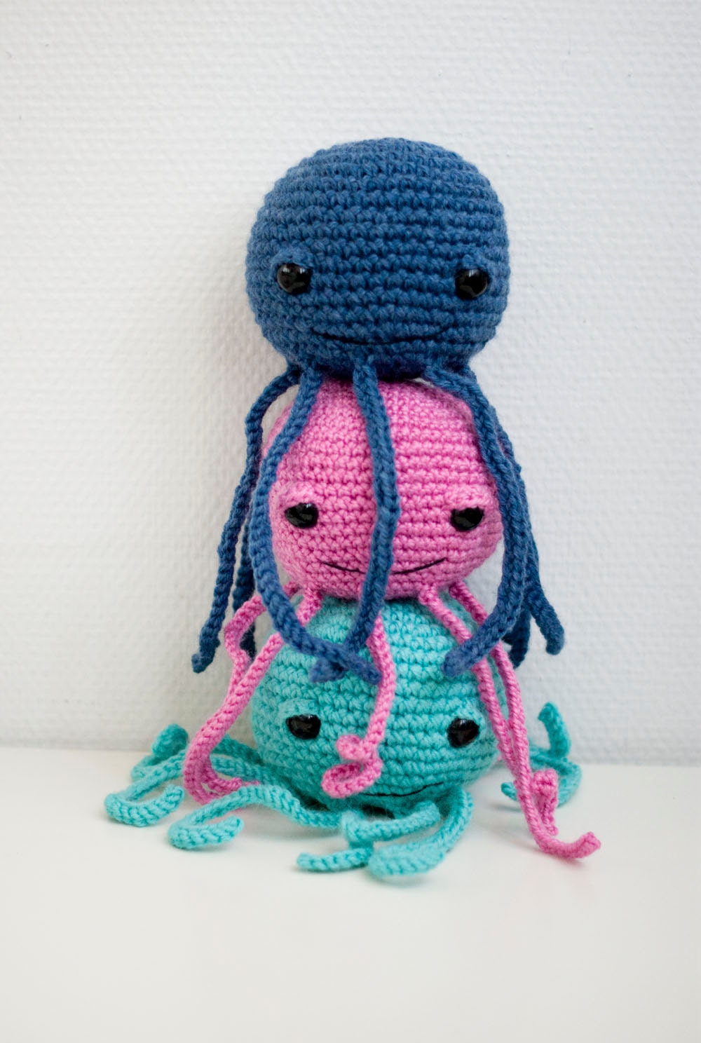 Olivia the octopus - amigurumi toy, crocheted softie