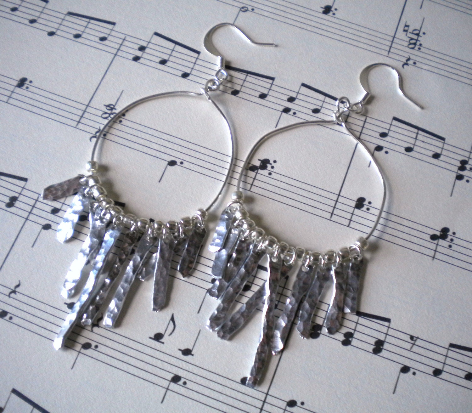 Anthropologie Inspired Wire Dangle Earrings