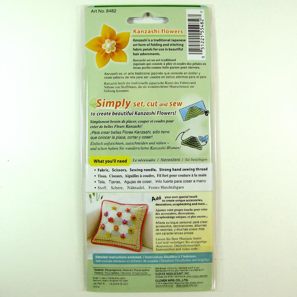 Clover Kanzashi Flower Maker Pointed Petal - Small 8482