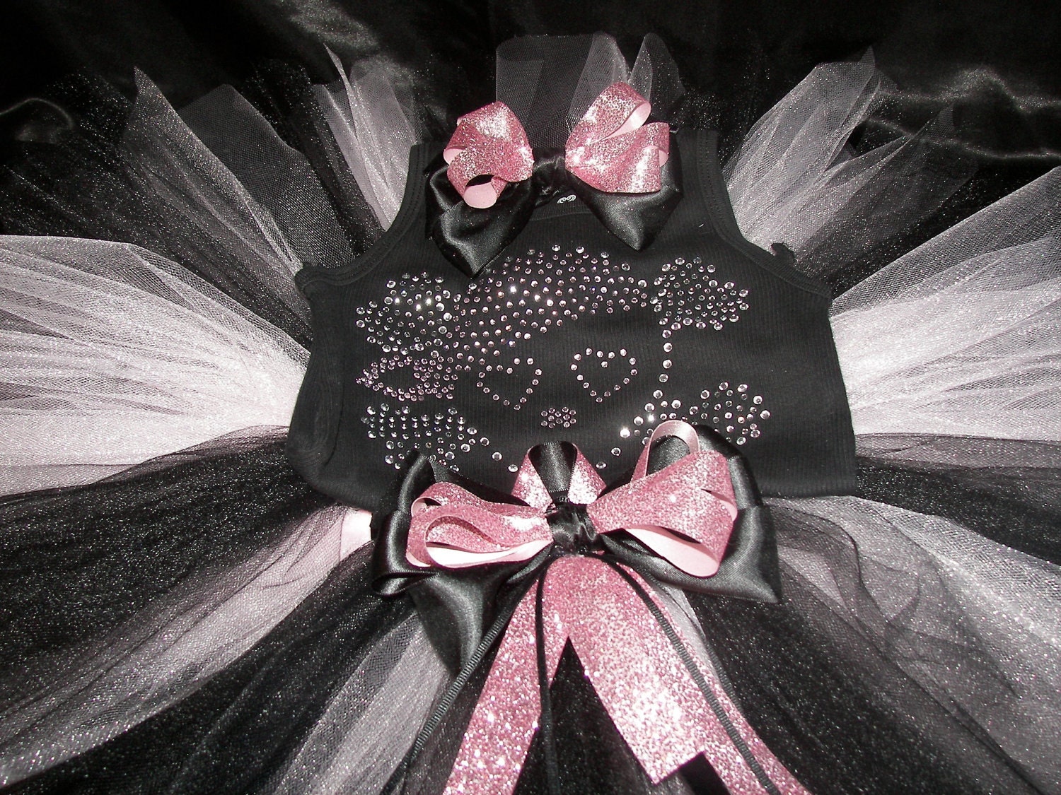 Pink Pirate Princess Boutique BLING Tutu Set--Perfect for Parties or Halloween--