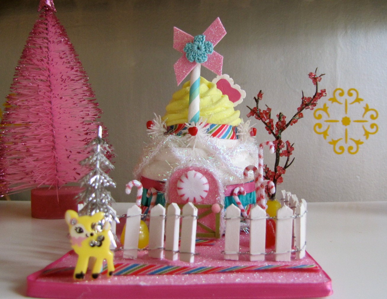 Cupcake Land Collection Sugar Plum Village 2011 Limited Ed. "Hansel and Gretel Cottage" Original Design/Concept by 12 Legs Ready to Ship