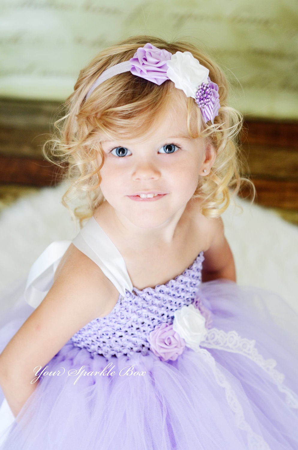 Lavender Tutu Dress for pageants weddings birthdays or dress up 12m 18m 2t