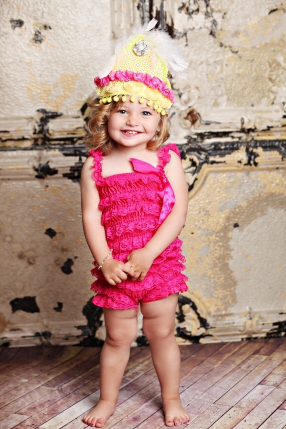 Pink Passion Crown Couture Headpiece-vintage, couture, hair, head, band
