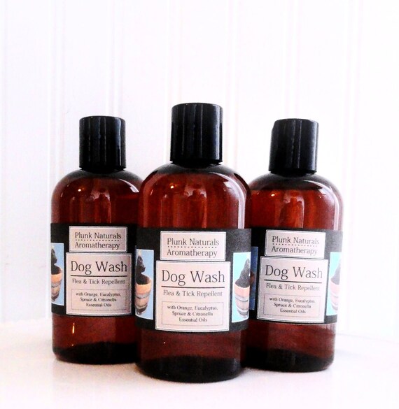 DOG WASH All Natural Flea and Tick Shampoo 8 oz