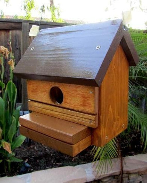 Rustic Cabin Bird House