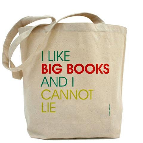 I Like Big Books And I Cannot Lie - Custom 100% Cotton Canvas Tote Bag - FREE SHIPPING