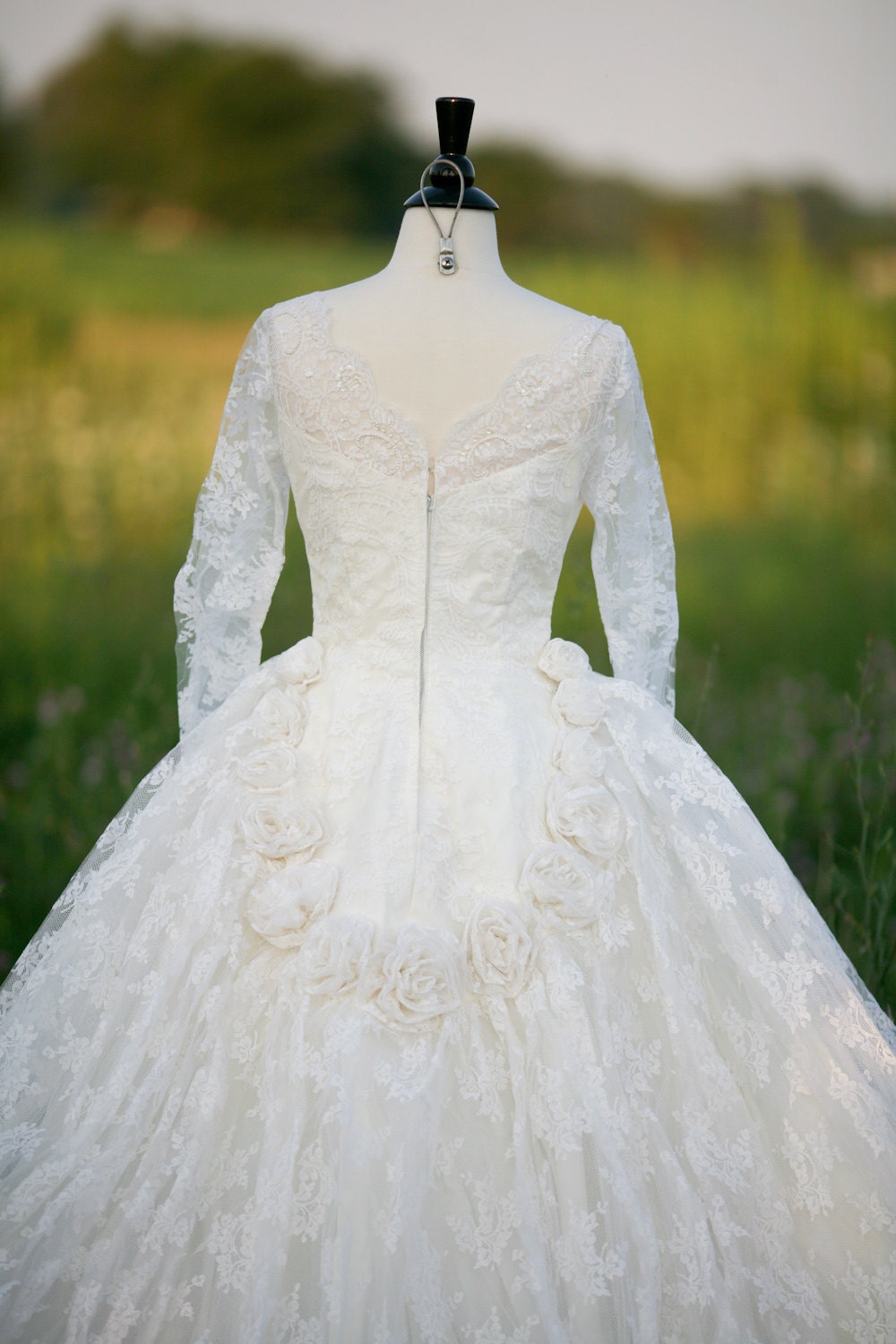 SALE Vintage 50's Wedding Dress MAD MEN or Princess Kate