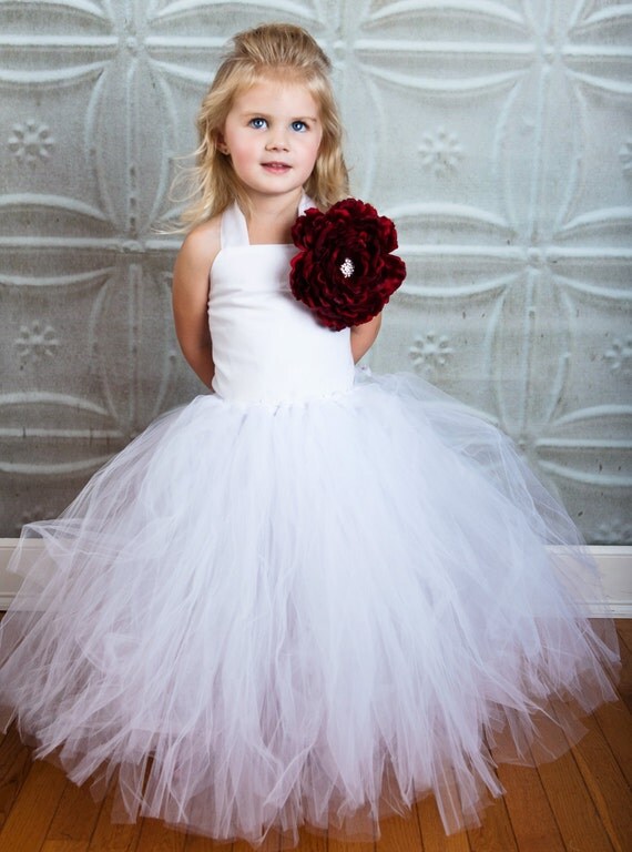 Wedding Couture Tutu Dress-tutu, dress, wedding, flower, girl