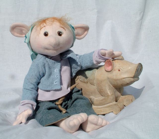 hand dyed cotton sweatshirt fleece kits for 15-17" Dolls--Polliwogs, Bedheads, Troll Tots, etc.