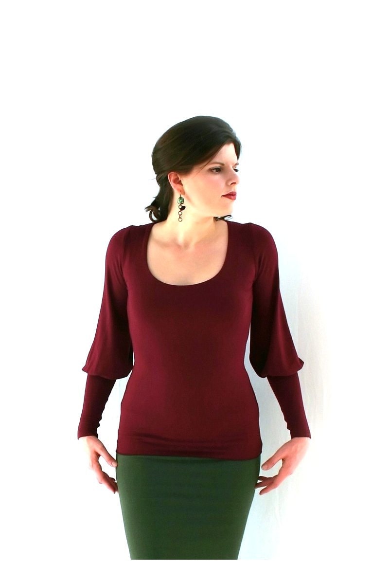 Patricia Top in Modal - Made To Measure