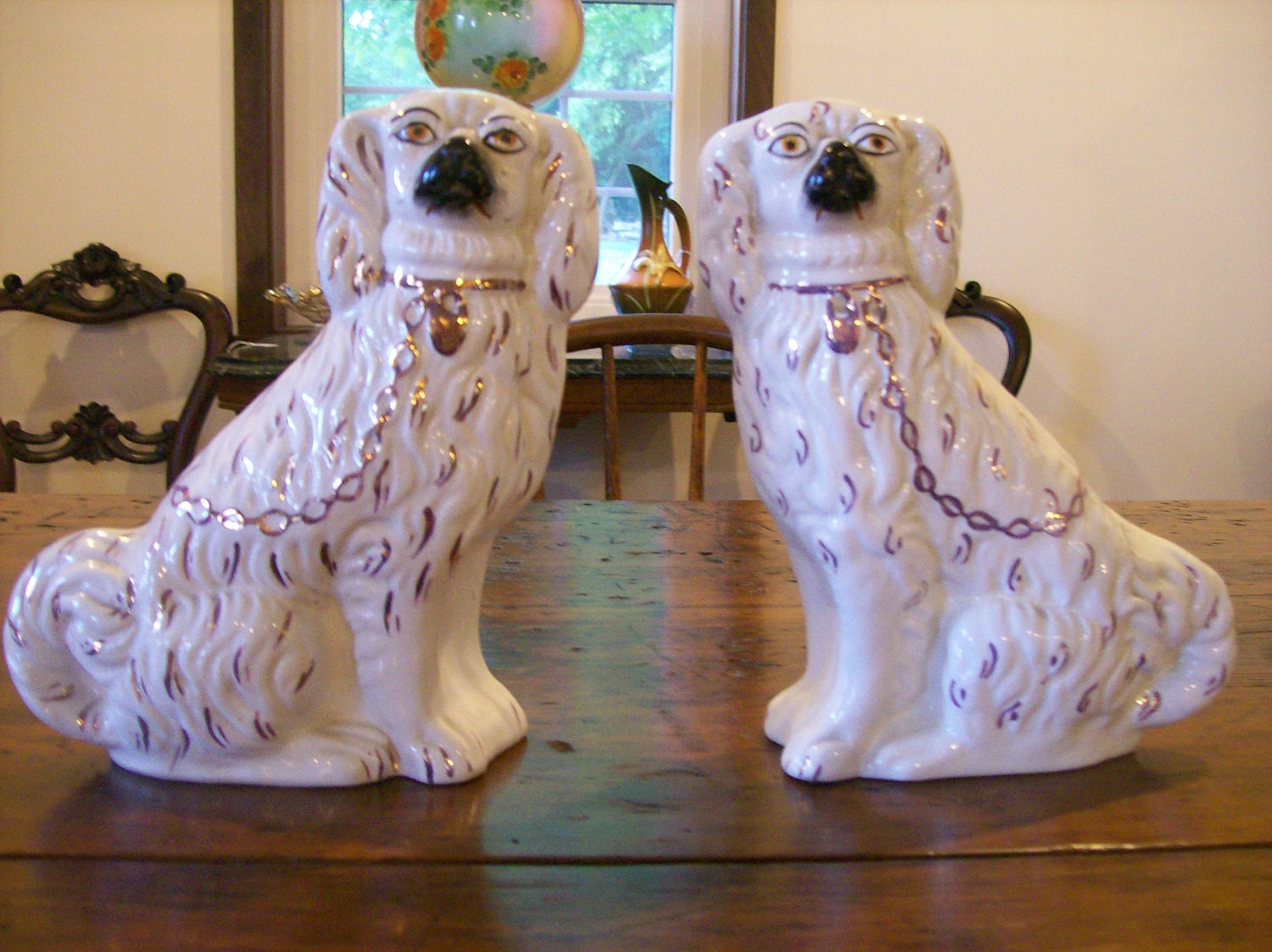 Pair STAFFORDSHIRE SPANIELS