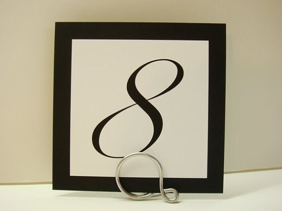 Silver Table Number Holders For Weddings 20 From HomesAndWeddings
