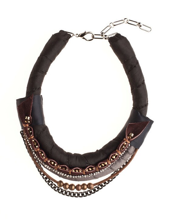 Edinburgh Necklace – Black & Grey
