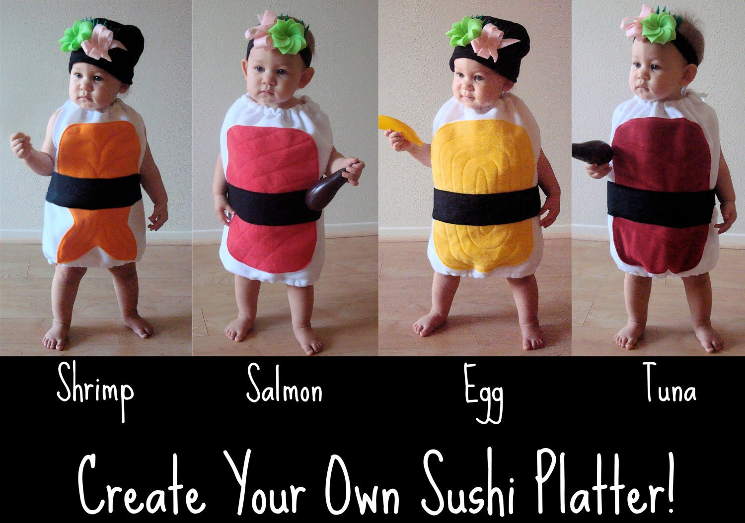 Delicious Nigiri Sushi Kids Halloween Costume
