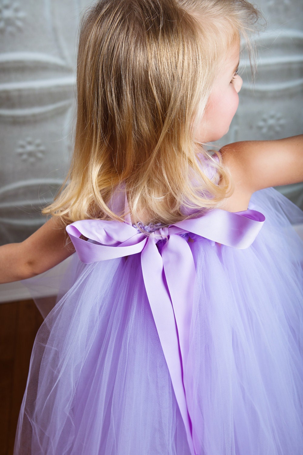Lavender Flower Girl Tutu Dress-flower, wedding, tutu, dress, couture