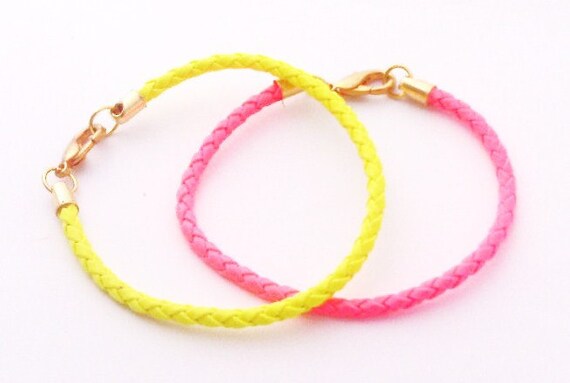 Neon Yellow Friendship Bracelet