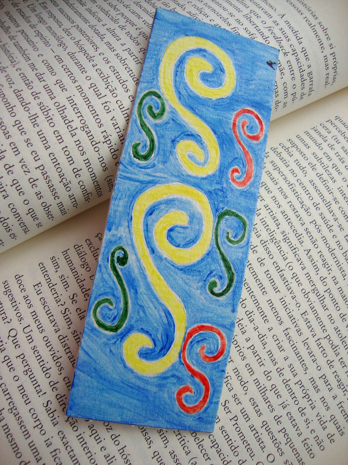 Original Acrylic Art Bookmark -  'Inner Voice'