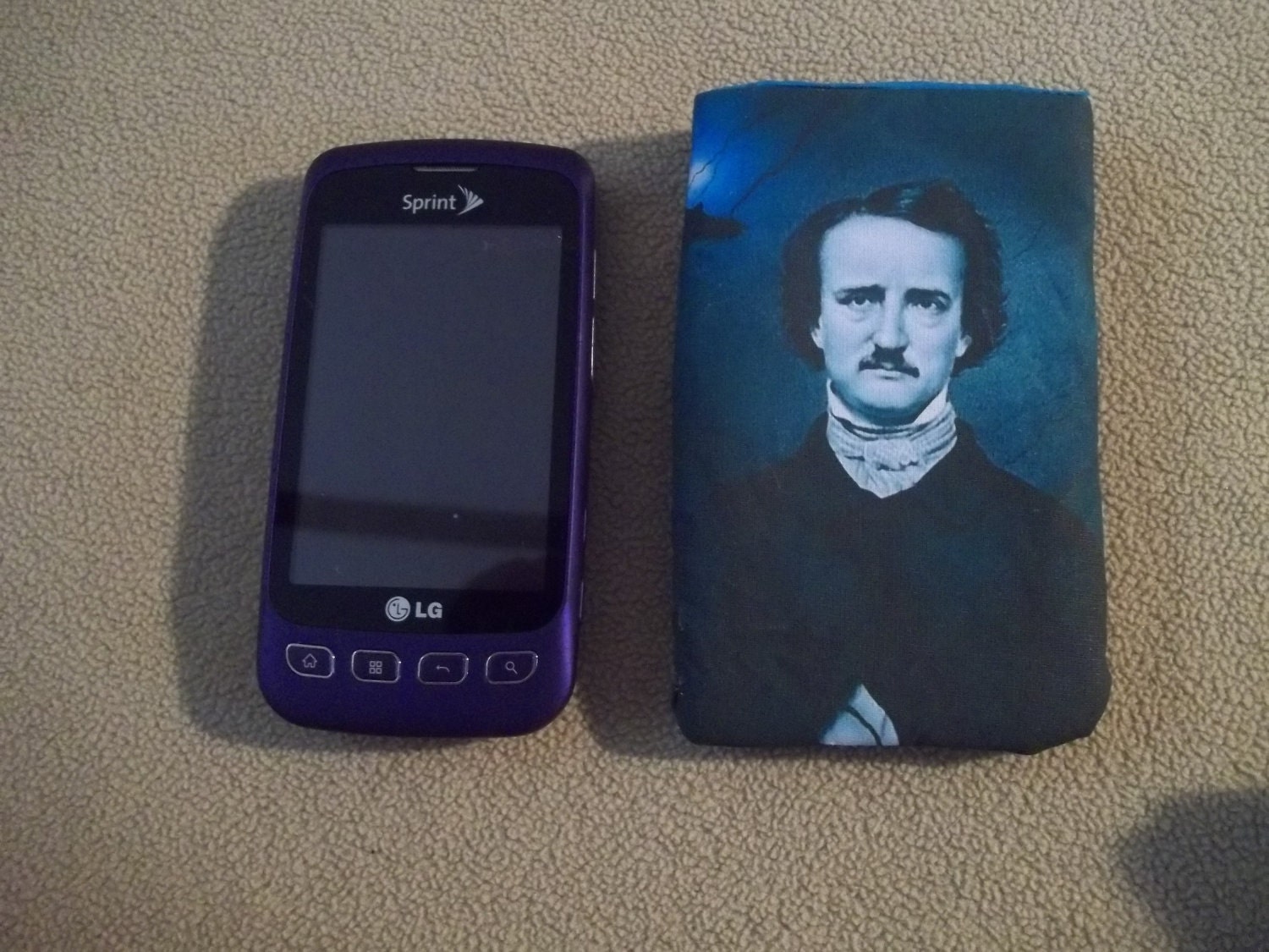 Edgar Allan Poe the Raven Cell Phone Ipod Android IPhone Case Allen