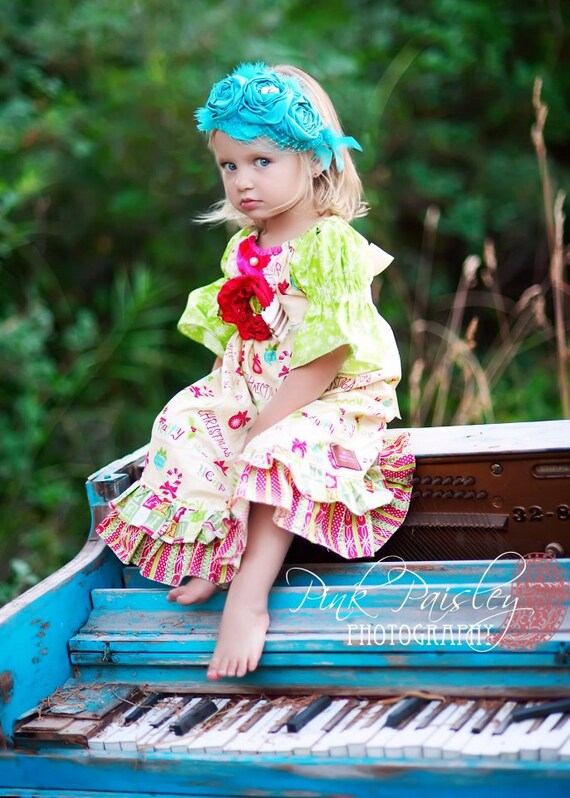 Mandy Boutique Headband-rosette, head, band, hair, vintage