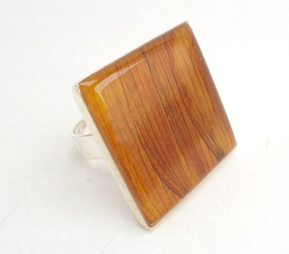 Sunflower Resin Ring