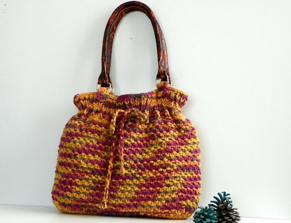 NzLbags Новый - Оттенки цвета Вязание сумка, сумка - сумка, кожаный ремешок Nr-0210
