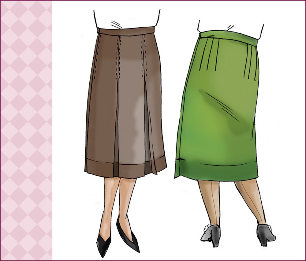 NVL 1920s front pleated flapper skirt 36 waist 48 hips PLUS SIZE
