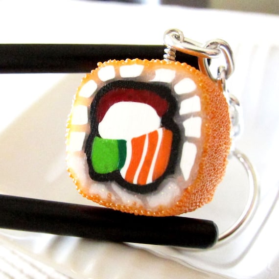 California Sushi Roll with Roe - keychain