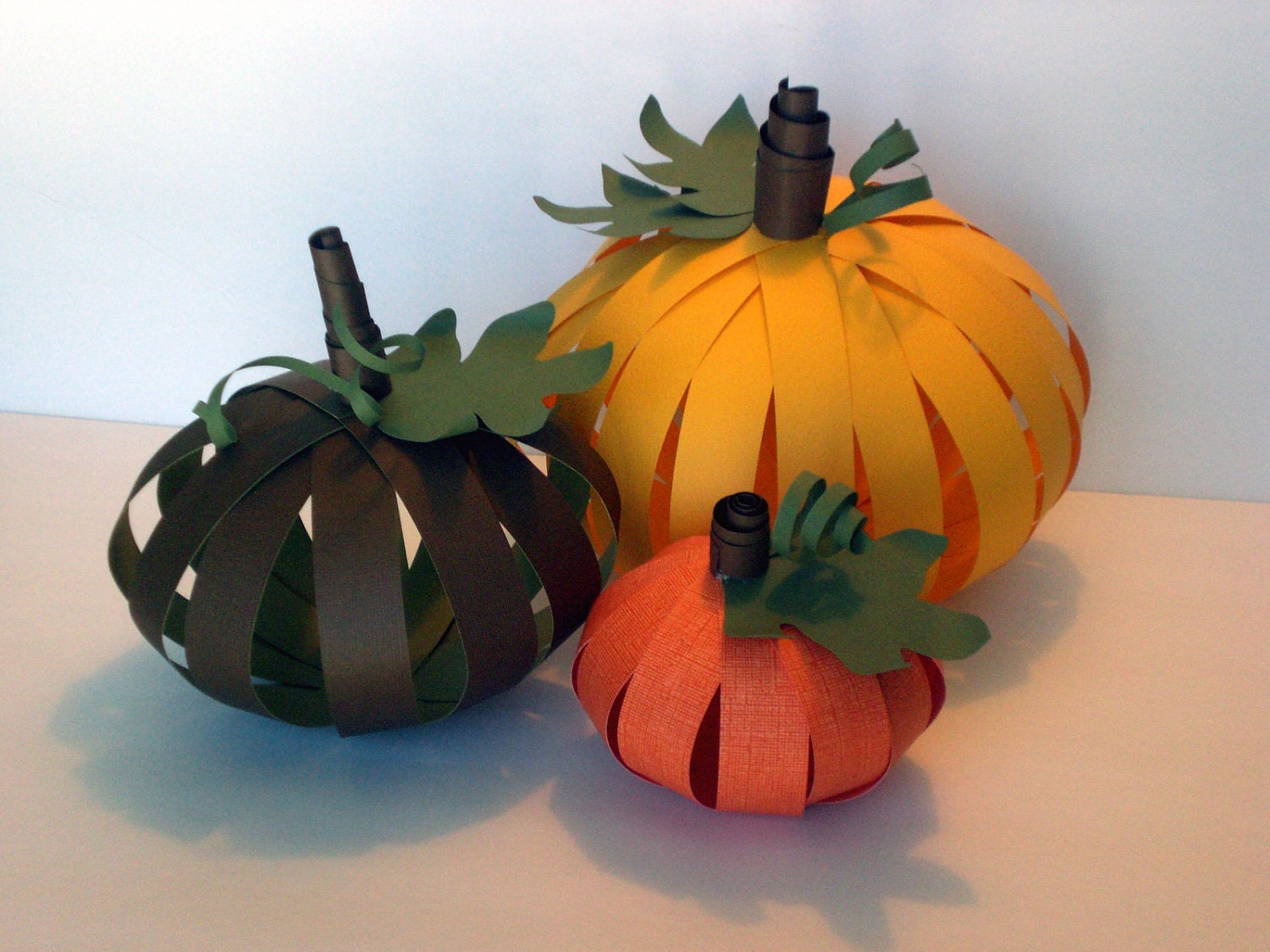 Fall Decor -  Paper Pumpkins