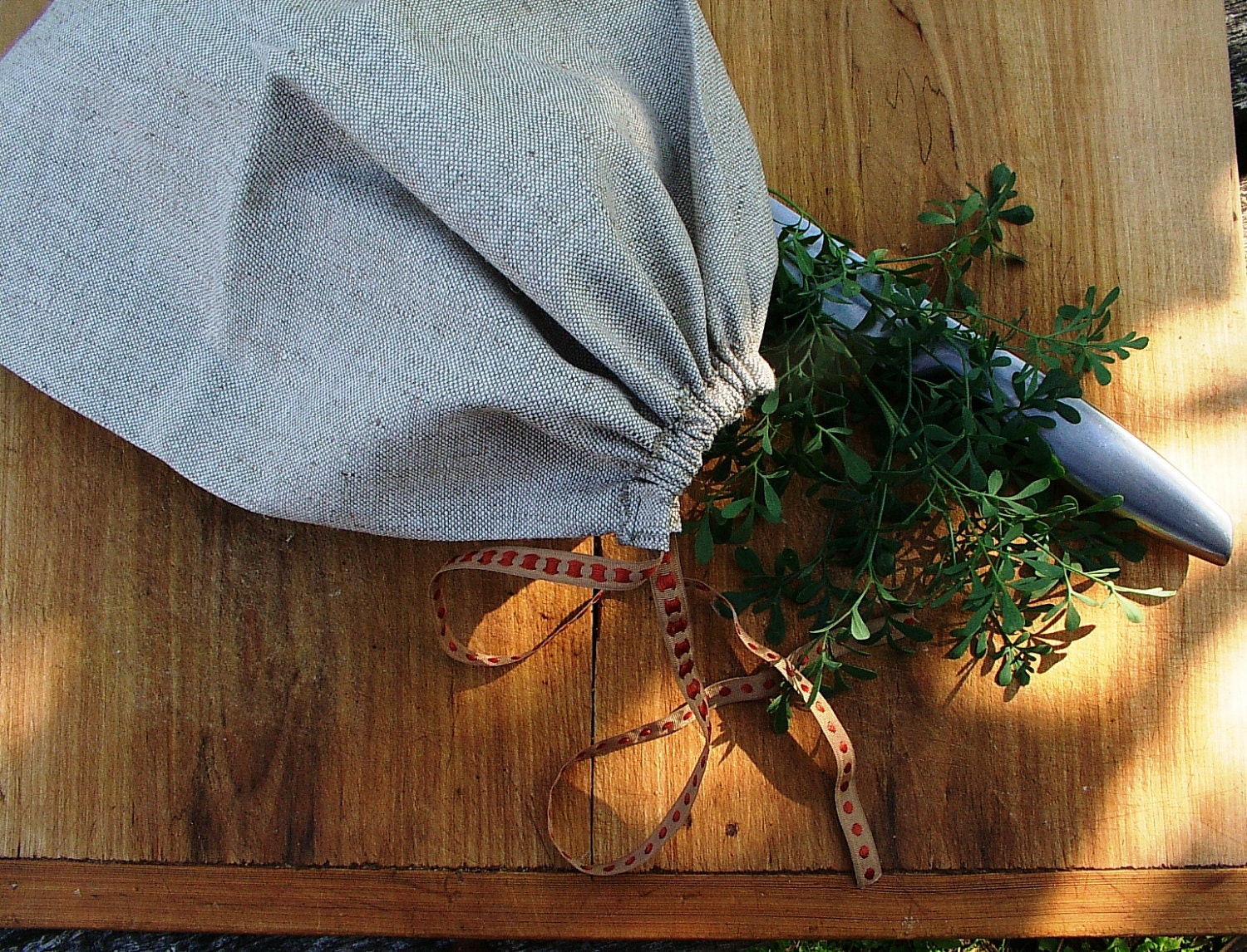 Natural Linen Bag Pouch for Homemade Bread