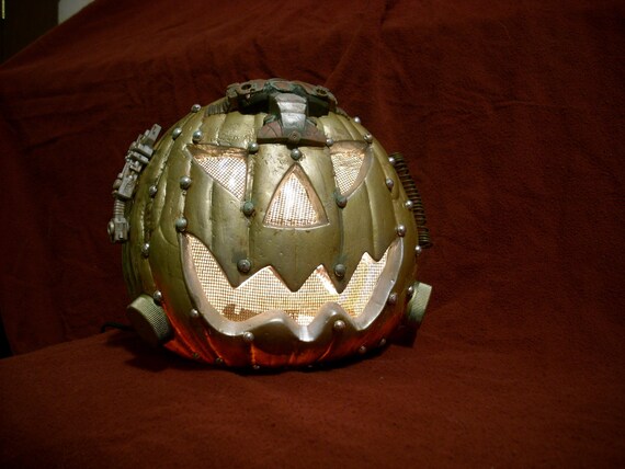 Steampunk Halloween Pumpkin...Steampunkin