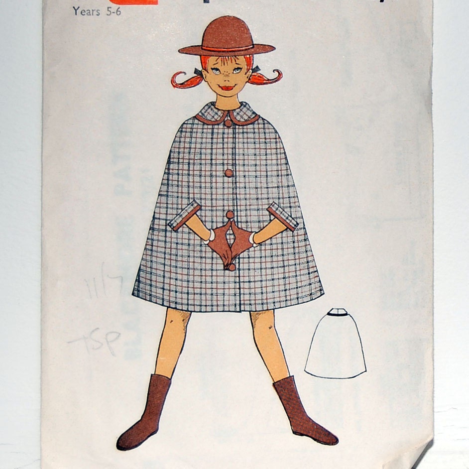 Vintage Blackmore Cape Pattern from vintageblondedesign on Etsy
