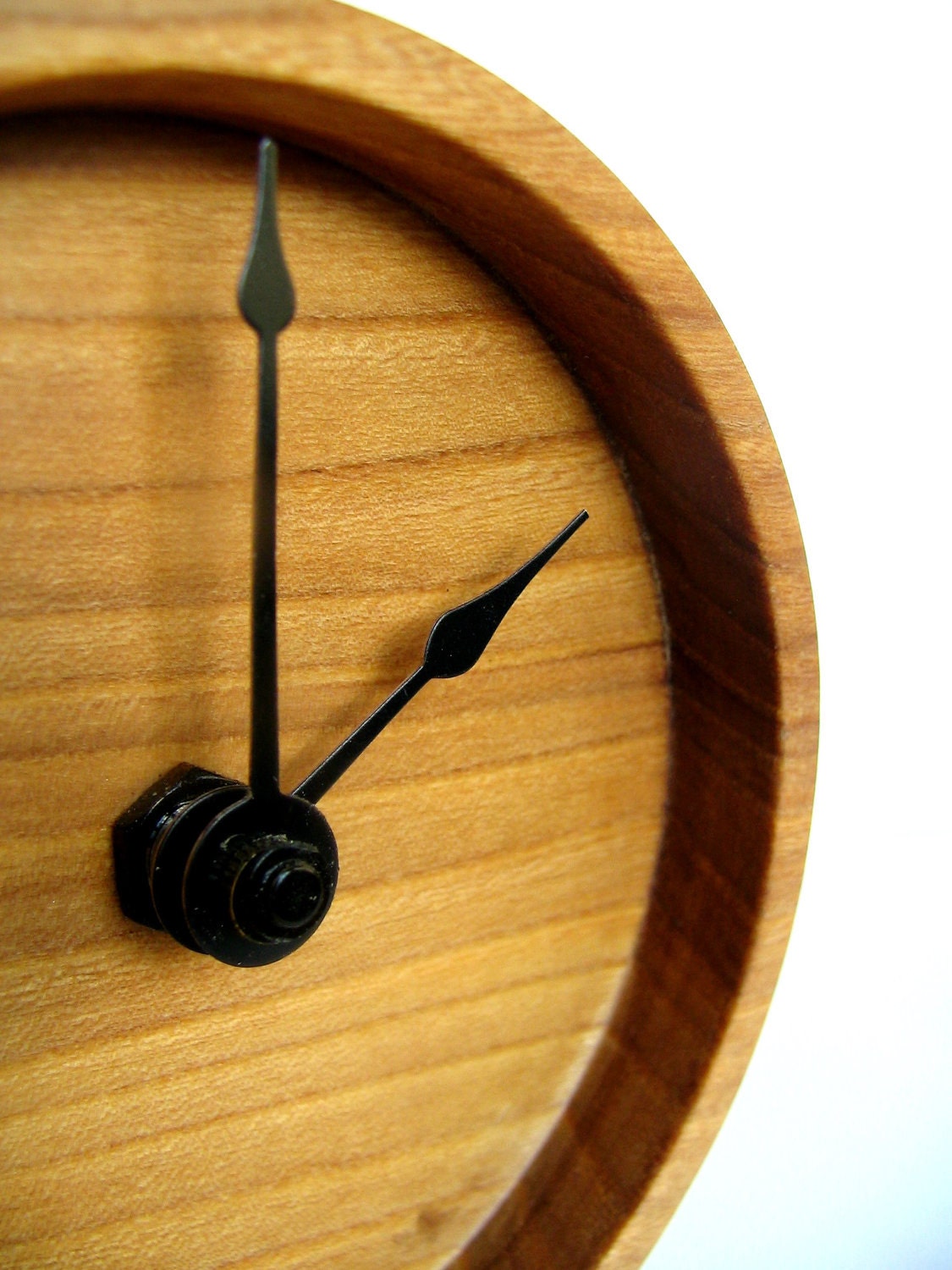 Elm Wooden Clock