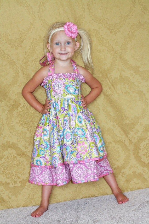 Katy's Double Layer Ruffle Bodice Dress PDF Pattern