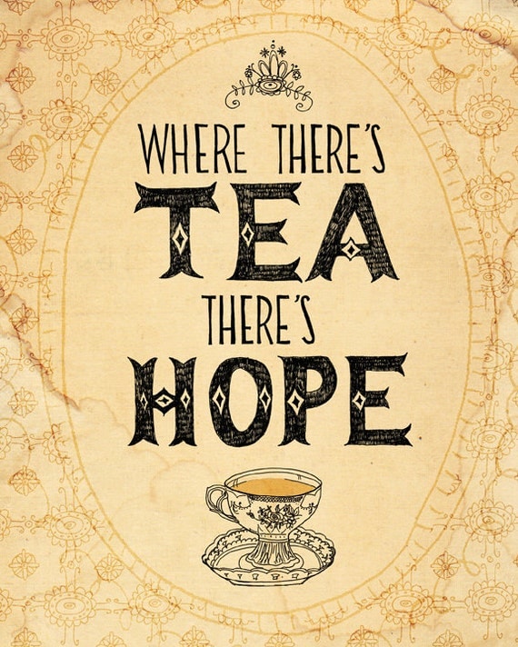 tea and hope 5x7 archival art print