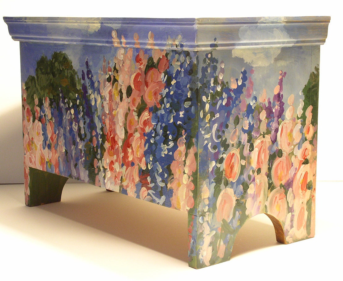 Painted Landscape Trunk