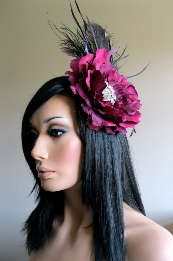 Plum Passions: Hair Fascinator