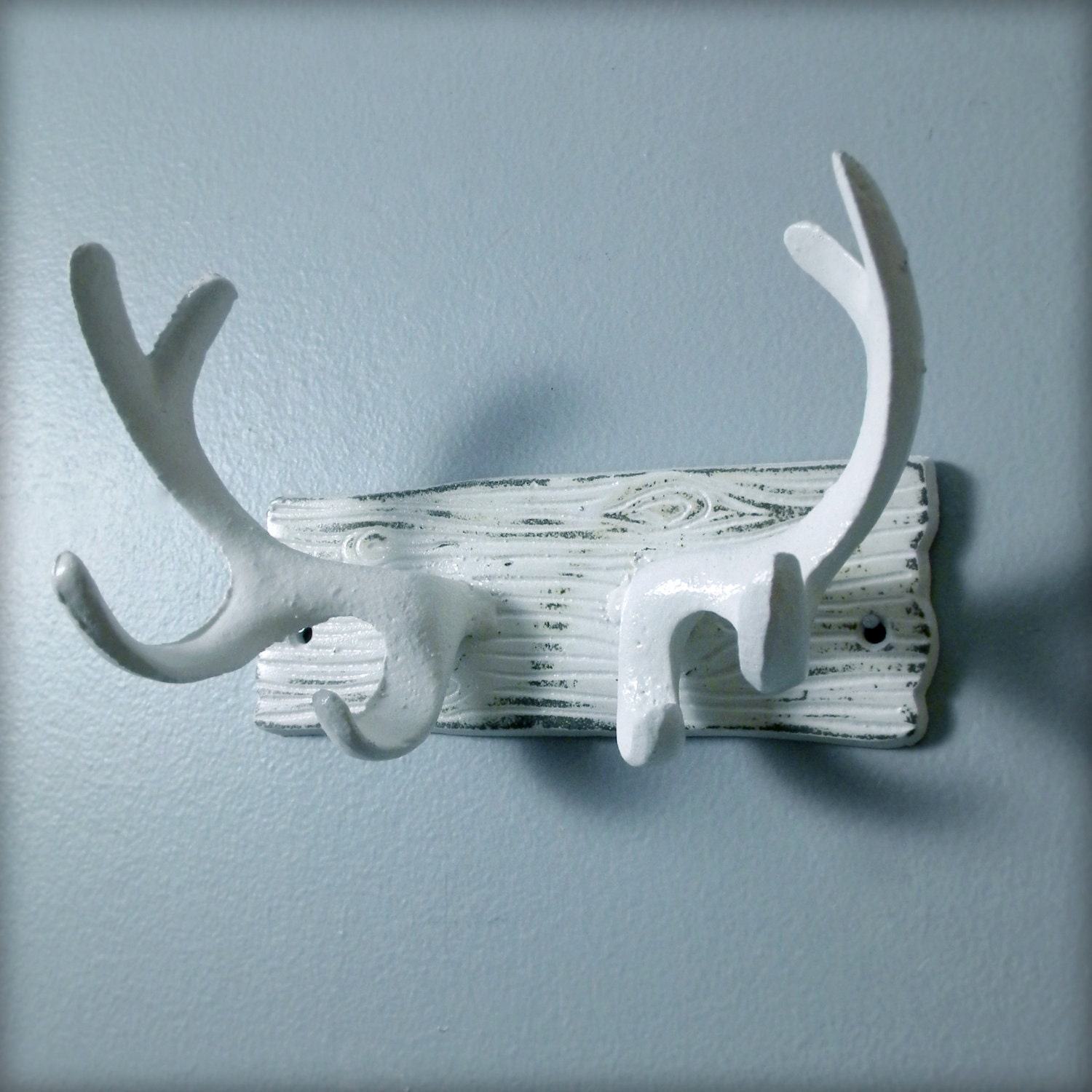cast iron antlers wall hook