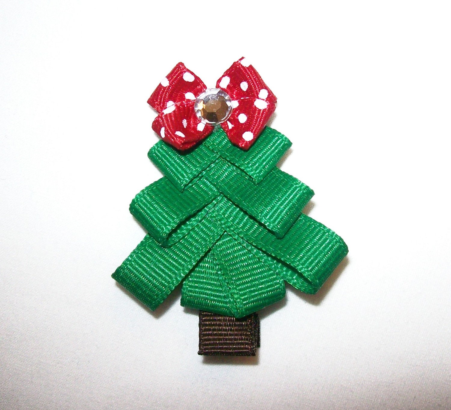 holiday christmas tree hair clip make handmade crochet holiday christmas tree hair clip make handmade crochet