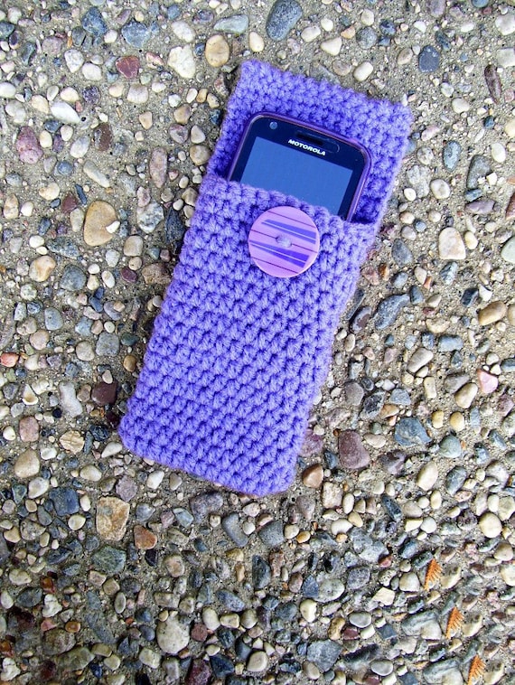 Crocheted Mp3, Iphone, Case Pouch Cozy