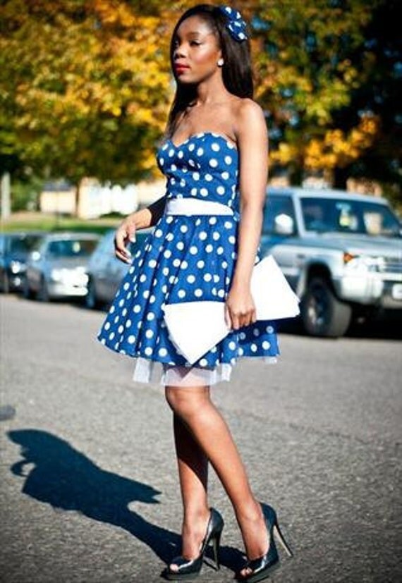 Short White And Blue Prom Dress TPD124 [TPD124] - $132.00