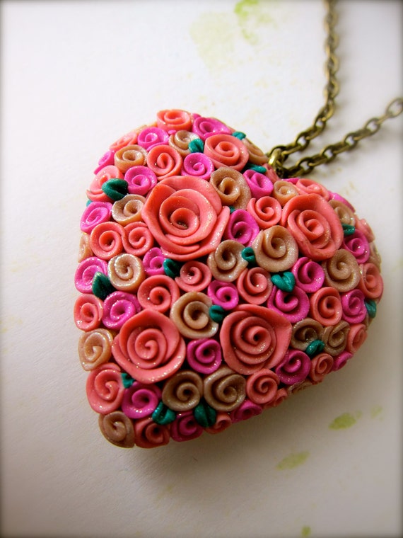 Rose-ful Heart Locket