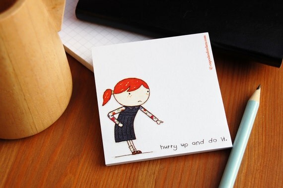 Clara Post-It Notes by Cupcakes for Clara