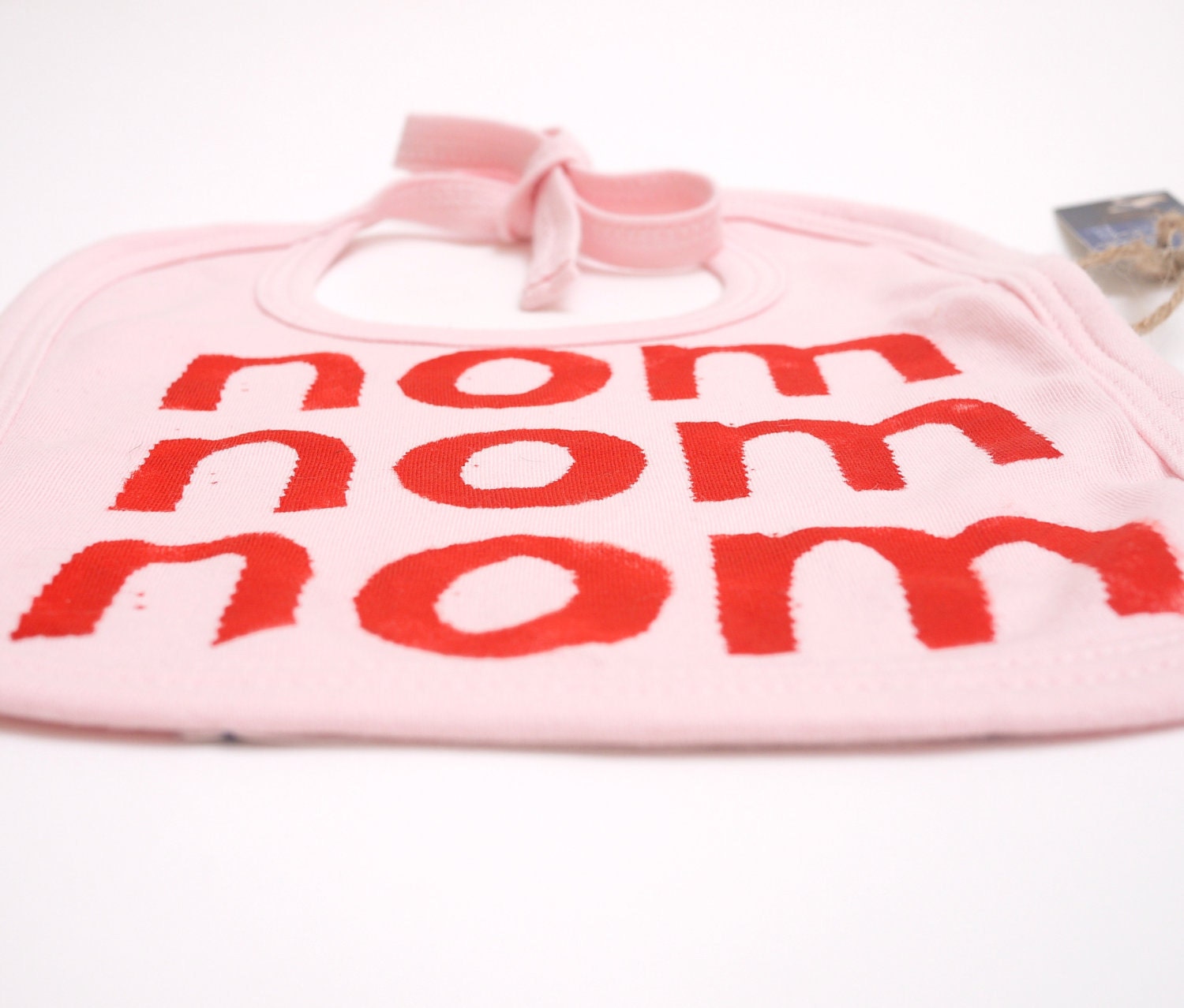 Nom nom nom baby bib