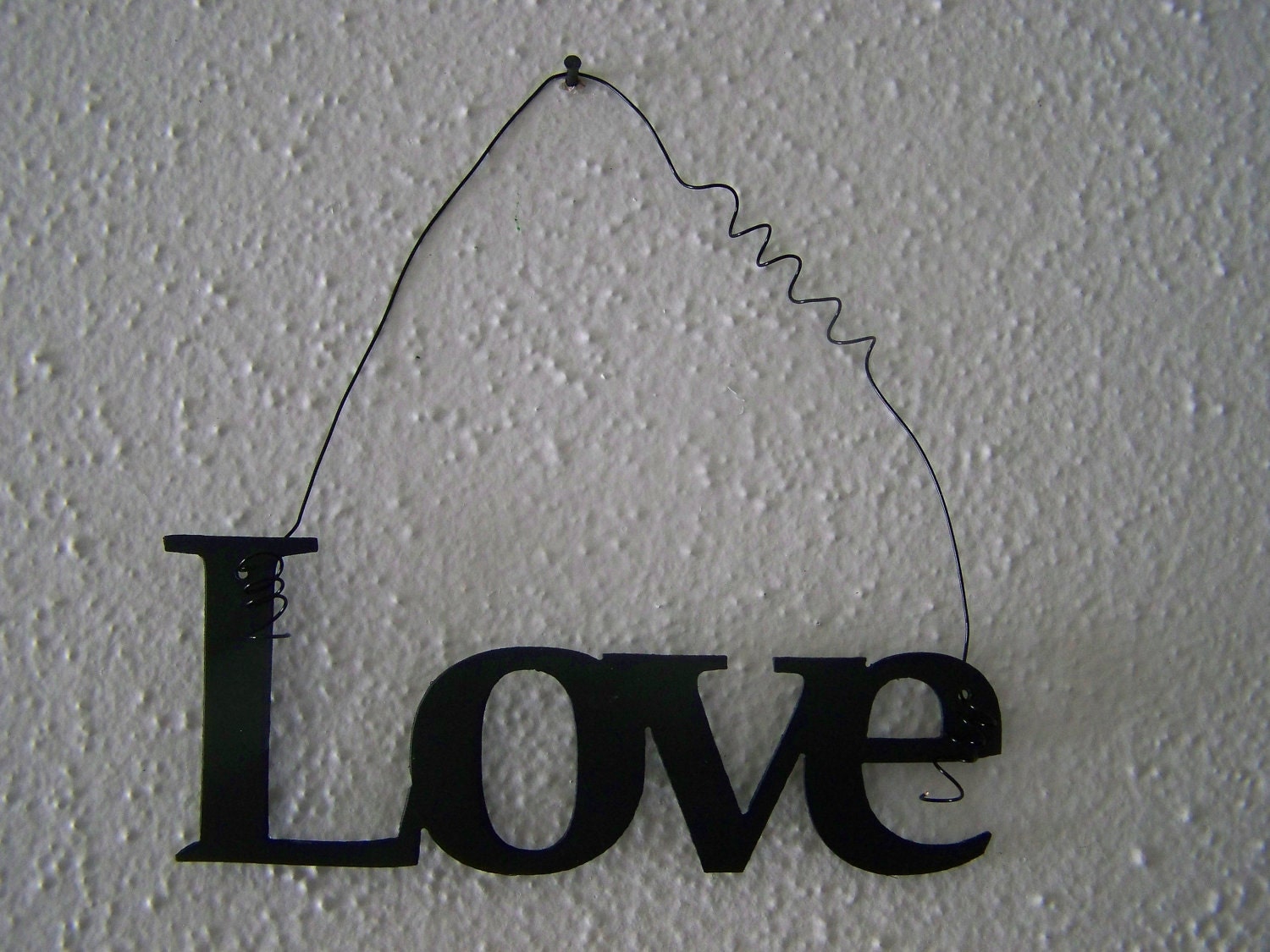 Inspirational Word LOVE Wall Hanging Home Decor Metal