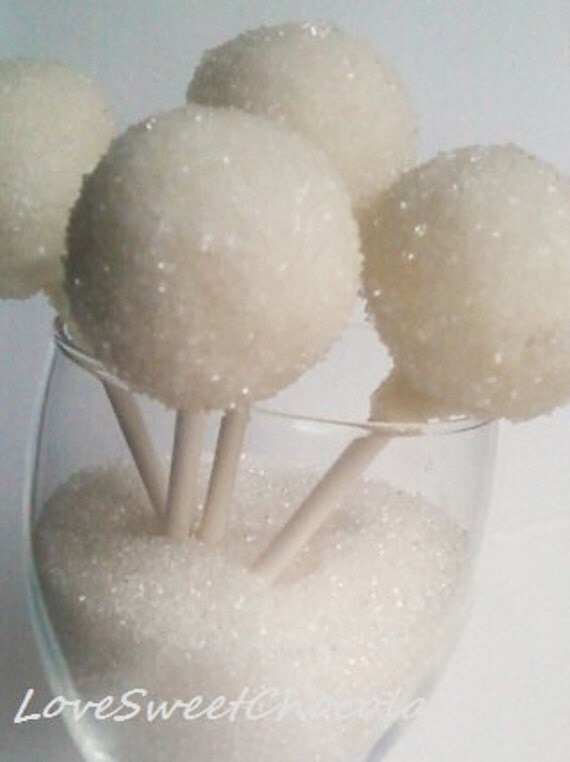 Snow Ball Cake Lollipop