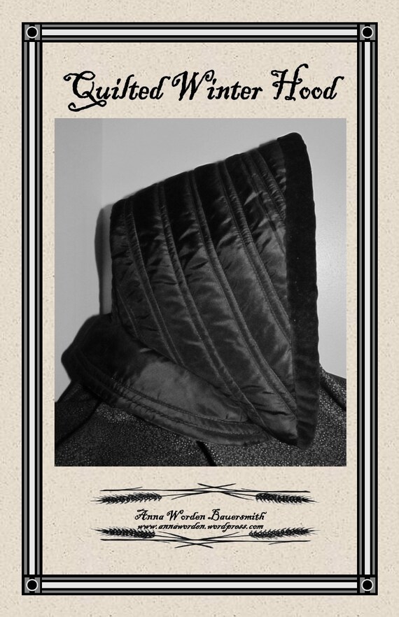 Quilted Hood Pattern - Pre-order - By Anna Worden Bauersmith