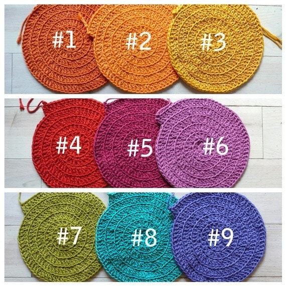 Crochet Almofada para Chão